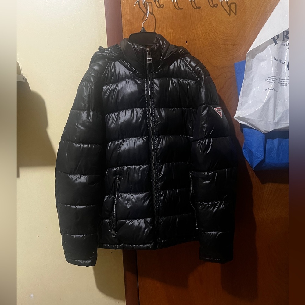 SOLD Guess Black Puffer Jacket